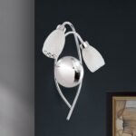 Aplica moderna CARLA crom cu 2 brate Delicate WA 2-1149/2 Chrom, 2 x G9 max 28 W,ORION - imagine 4