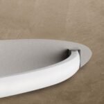Aplica Perete/Tavan CURVE WA 2-1315 ALU-MATT 10W Banda LED 950lm Harpaleta Aluminiu ORION - imagine 8
