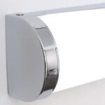 Aplica de Perete/Oglinda Baie TEA SOFF 3-460/3 CHROM G9 3x40W Abajur Sticla Dreptunghi Matt cu Capace Laterale Chrom ORION - imagine 7