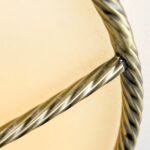Plafoniera clasica MAURO alama patinata, abajur din sticla champagne, 5xE27/60W, DL 7-567/56 Patina, ORION - imagine 7