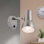 Aplica Perete/Oglinda WILHELM STR 10-296/1 SATIN E27 1x60W R63 Spot Mobil Cadru Metal Satin Abajur Metal Satin ORION - imagine 3