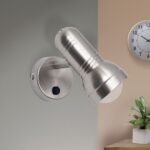 Aplica Perete/Oglinda WILHELM STR 10-296/1 SATIN E27 1x60W R63 Spot Mobil Cadru Metal Satin Abajur Metal Satin ORION - imagine 4