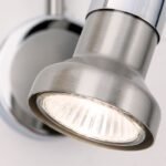 Aplica de perete cu un spot directionabil SEBA STR 10-388/1 SATIN G10 1x50W Baza Metal Chrom cu Brat Flexibil cu Buton si Spot Metal Chrom ORION - imagine 6
