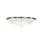 Aplica Perete Stil Clasic AIDA WA 2-1212/1 PATINA E14 1x40W cu abajur din sticla opal dispus pe un inel metalic finisat din alama patinata ORION - imagine 8