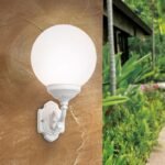 Aplica pentru exterior REIKA,  E27 1x60W aluminiu finisaj alb inaltime 40cm IP43 ORION