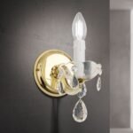 Aplica cu 1 brat MARIE CLAIRE din semicristal WA 2-521/1 MT Gold, 1 x E14, Orion Lighting Austria - imagine 5