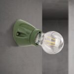 Aplica FROST, oblica, 1 bec E27, ceramică, verde ORION - imagine 4