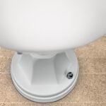 Lampadar pentru exterior REIKA,  E27 1x60W aluminiu finisaj alb inaltime 44cm IP43 ORION - imagine 6