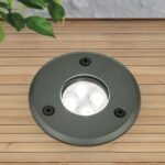 Spot LED incastrat CONRAD pentru pardoseala exterior 5W/400lm/3000K diametru 80mm aluminiu antracit IP66 CONRAD - imagine 5
