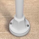 Lampadar pentru exterior REIKA,  E27 1x60W aluminiu finisaj alb inaltime 110cm IP43 ORION - imagine 4