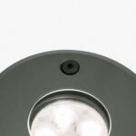 Spot LED incastrat CONRAD pentru pardoseala exterior 5W/400lm/3000K diametru 80mm aluminiu antracit IP66 CONRAD - imagine 3
