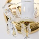 Aplica cu 1 brat MARIE CLAIRE din semicristal WA 2-521/1 MT Gold, 1 x E14, Orion Lighting Austria - imagine 4