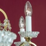 Candelabru Modern HIROHITO 18 Brate din Alama Masiva Placata cu Aur 24Kt, cu cristale SCHÖLER E14 18x40W ORION - imagine 5