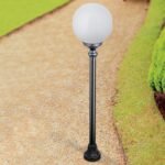 Lampadar pentru exterior REIKA,  E27 1x60W aluminiu finisaj negru inaltime 110cm IP43 ORION