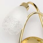 Aplica moderna CARLA aurie cu 2 brate Delicate WA 2-1149/2 MS, 2 x G9 max 28 W,Orion Lighting Austria - imagine 3