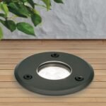 Spot LED incastrat CONRAD pentru pardoseala exterior 5W/400lm/3000K diametru 80mm aluminiu antracit IP66 CONRAD - imagine 2