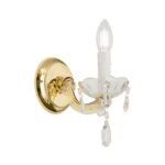 Aplica cu 1 brat MARIE CLAIRE din semicristal WA 2-521/1 MT Gold, 1 x E14, Orion Lighting Austria - imagine 2