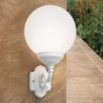 Aplica pentru exterior REIKA,  E27 1x60W aluminiu finisaj alb inaltime 40cm IP43 ORION - imagine 3