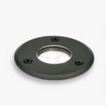 Spot LED incastrat CONRAD pentru pardoseala exterior 5W/400lm/3000K diametru 80mm aluminiu antracit IP66 CONRAD