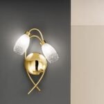 Aplica moderna CARLA aurie cu 2 brate Delicate WA 2-1149/2 MS, 2 x G9 max 28 W,Orion Lighting Austria - imagine 5