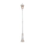 Lampadar pentru exterior PUCHBERG,  E27 1x60W aluminiu finisaj alb/auriu, geam fumuriu inaltime 249cm IP43 ORION - imagine 2