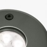 Spot LED incastrat CONRAD pentru pardoseala exterior 5W/400lm/3000K diametru 80mm aluminiu antracit IP66 CONRAD - imagine 4