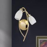Aplica moderna CARLA aurie cu 2 brate Delicate WA 2-1149/2 MS, 2 x G9 max 28 W,Orion Lighting Austria