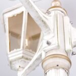Lampadar pentru exterior PUCHBERG,  E27 3x60W aluminiu finisaj alb/auriu, geam fumuriu inaltime 255cm IP43 ORION - imagine 4
