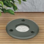 Spot LED incastrat CONRAD pentru pardoseala exterior 5W/400lm/3000K diametru 80mm aluminiu antracit IP66 CONRAD - imagine 6