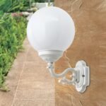 Aplica pentru exterior REIKA,  E27 1x60W aluminiu finisaj alb inaltime 40cm IP43 ORION - imagine 4