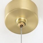 Lampă suspendată TUMBLER, Ø 90cm, G9 9 x 40W abajur glob sticla opal-mat, cadru metal finisaj negru IP 20 ORION - imagine 4