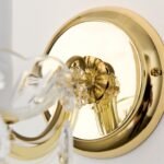Aplica cu 1 brat MARIE CLAIRE din semicristal WA 2-521/1 MT Gold, 1 x E14, Orion Lighting Austria - imagine 3