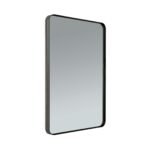 Oglindă ornamentala CARLO, cadru aluminiu negru, 61-91cm, montare orizontală sau verticală ORION - imagine 2