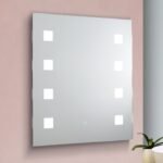 Oglindă baie LED FAME, 60-65cm, cu protecție anti-oxidare 10W CCT 2700/4000/6500, variator tactil IP44 ORION