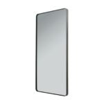 Oglindă ornamentala CARLO, cadru aluminiu negru anodizat, 152-76cm, montare orizontală sau verticală ORION - imagine 2