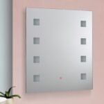 Oglindă baie LED FAME, 60-65cm, cu protecție anti-oxidare 10W CCT 2700/4000/6500, variator tactil IP44 ORION - imagine 4