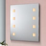 Oglindă baie LED FAME, 60-65cm, cu protecție anti-oxidare 10W CCT 2700/4000/6500, variator tactil IP44 ORION - imagine 3