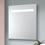 Oglindă baie LED FAME, 60-65cm, cu protecție anti-oxidare 6.5W CCT 3000/4000/6000, variator tactil IP44 ORION