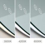 Oglindă baie LED FOCUS, Ø80cm, cu protecție anti-oxidare 27W CCT 3000/4000/6000, Anti-aburire, functie de memorie IP44 ORION - imagine 5