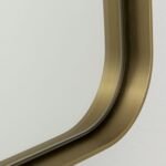Oglindă ornamentala CARLO, cadru aluminiu auriu mat anodizat, 152-76cm, montare orizontală sau verticală ORION - imagine 5