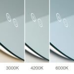 Oglindă baie LED FOCUS, Ø60cm, cu protecție anti-oxidare 25W CCT 3000/4000/5000, Anti-aburire, functie de memorie IP44 ORION - imagine 5