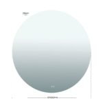 Oglindă baie LED FOCUS, Ø100cm, cu protecție anti-oxidare 30W CCT 3000/4000/6000, Anti-aburire, functie de memorie IP44 ORION - imagine 6