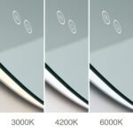Oglindă baie LED FOCUS, Ø100cm, cu protecție anti-oxidare 30W CCT 3000/4000/6000, Anti-aburire, functie de memorie IP44 ORION - imagine 5