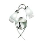 Aplica moderna CARLA crom cu 2 brate Delicate WA 2-1149/2 Chrom, 2 x G9 max 28 W,ORION - imagine 6