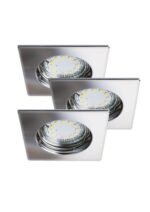 Lumină indirectă Lite, metal crom, GU10 x1 MAX 50W, L80MM, H80MM - imagine 4