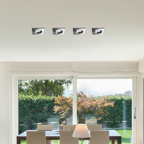 1053-e.jpg Lumină indirectă Lite, metal crom, GU10 x1 MAX 50W, L80MM, H80MM - imagine 1