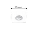 Lumină indirectă Randy, plastic alb, LED 4W, L78MM, H78MM - imagine 8