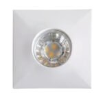 Lumină indirectă Randy, plastic alb, LED 4W, L78MM, H78MM - imagine 6