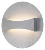 Aplică Neville, metal aluminiu șlefuit, LED 6W, Ø180MM - imagine 3