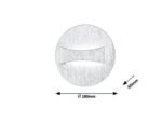 Aplică Neville, metal aluminiu șlefuit, LED 6W, Ø180MM - imagine 7